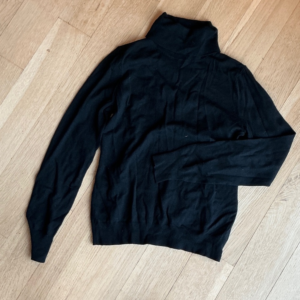 Banana Republic Women’s Classic Black Turtleneck Sweater